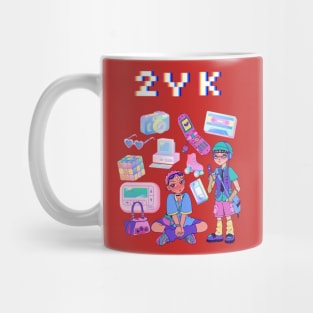 Retro 90s and Y2K Collage: Vintage Looks + Vibes Mug